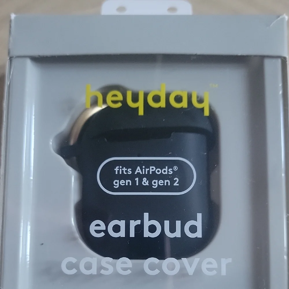 Heyday Black Earbud Case for AirPods